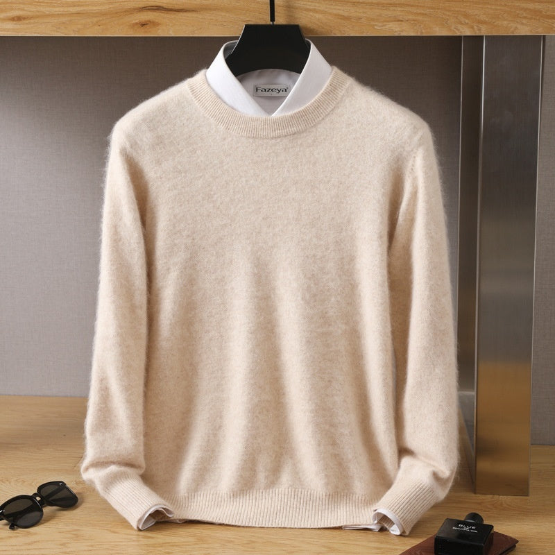 Thermal Head Cover Knit A Sweater Autumn And Winter Round