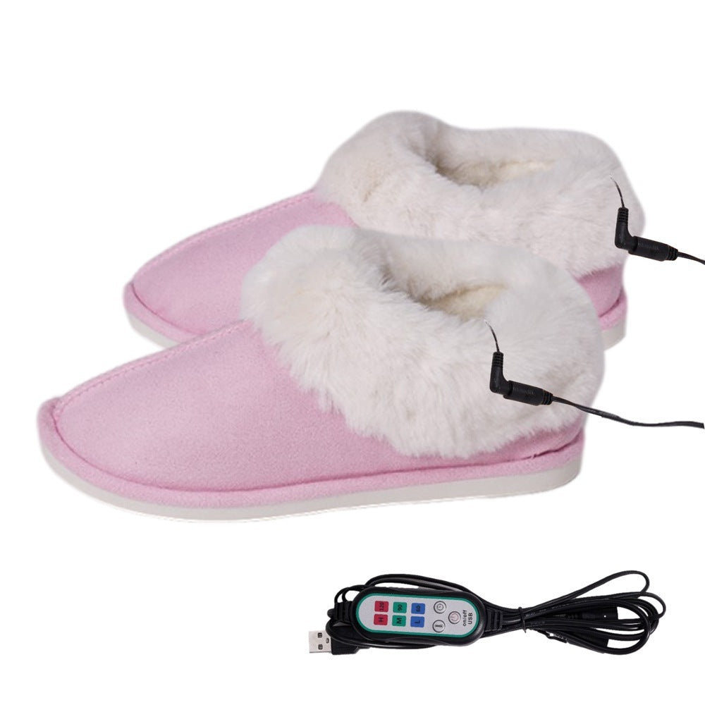 USB Electric Slippers USB 5v Heating Warm Shoes