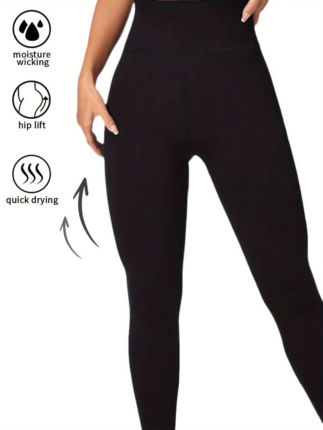 3 Pack Women's Thermal High-Waisted Yoga Pants