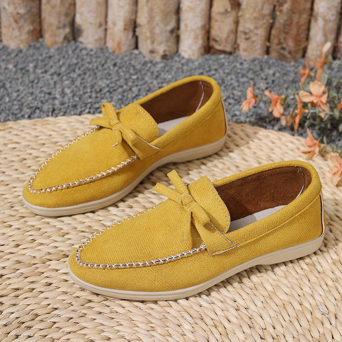 Fashion Casual Flat Suede Pumps