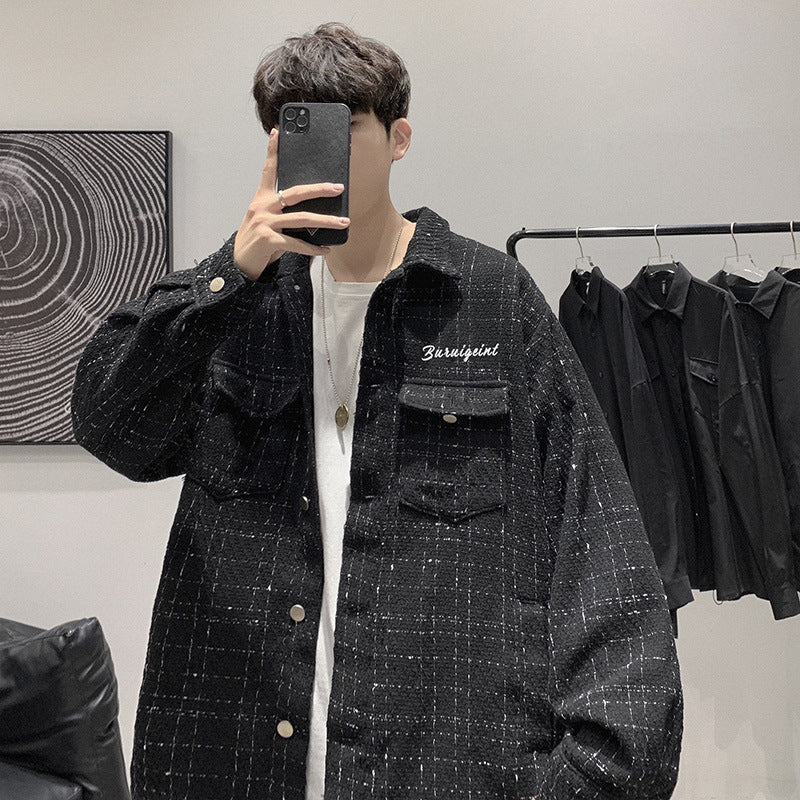 Casual Loose And Handsome Hong Kong Style