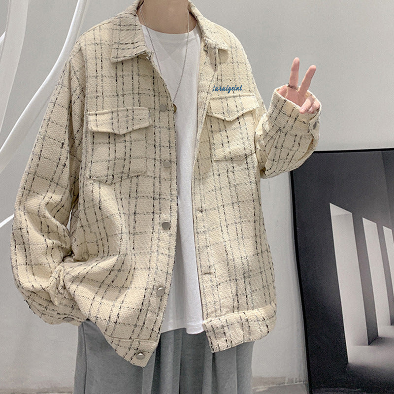 Casual Loose And Handsome Hong Kong Style
