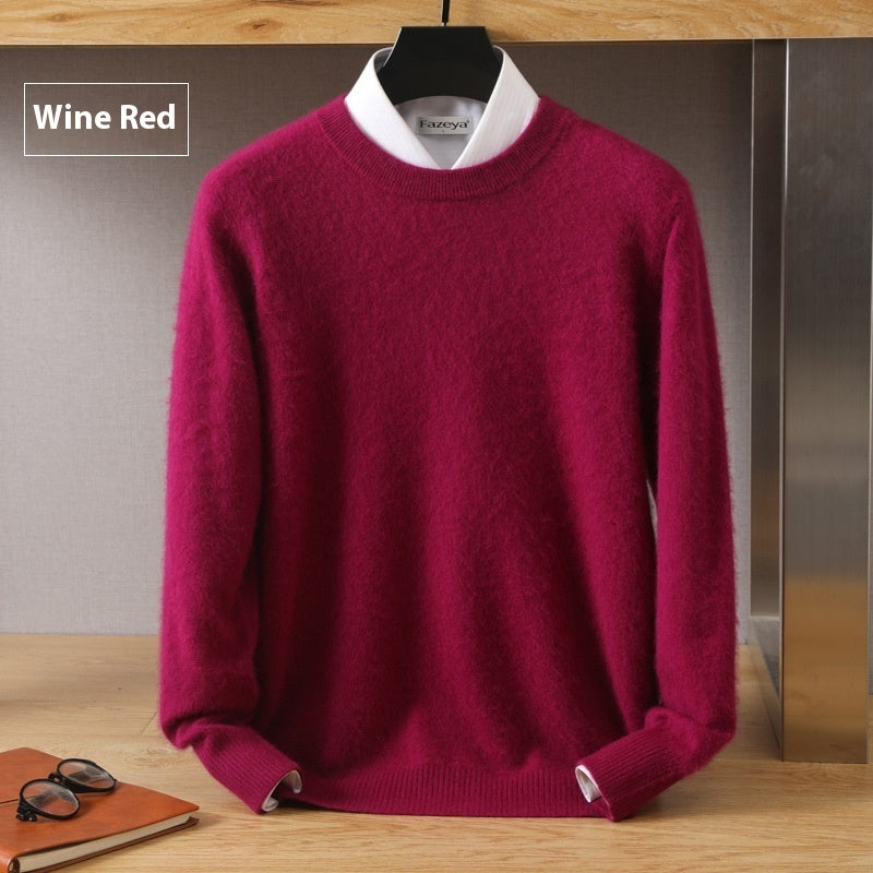 Thermal Head Cover Knit A Sweater Autumn And Winter Round