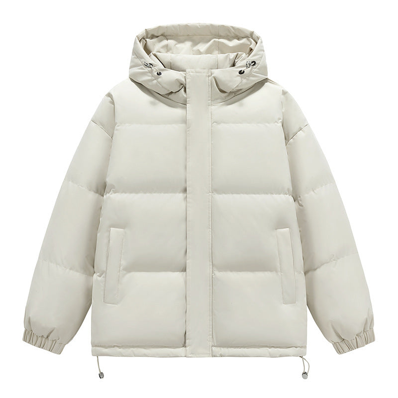 Down Cotton-padded Jacket Men's Hooded Bread Coat