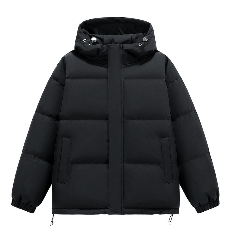 Down Cotton-padded Jacket Men's Hooded Bread Coat
