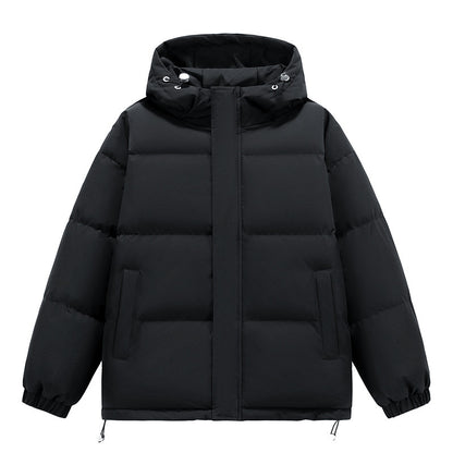 Down Cotton-padded Jacket Men's Hooded Bread Coat