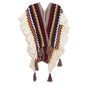 European And American Ladies Style Ruffled Knitted Shawl