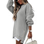 Fall Winter Fashion Stitching Side Zipper Design
