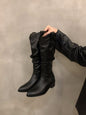 Pointed-toe Western Denim Boots Children
