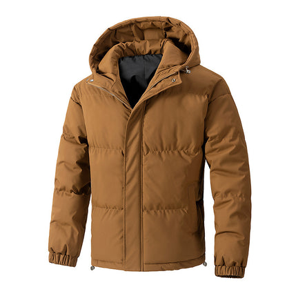 Loose Hooded Cotton-padded Jacket Thickened Coat 