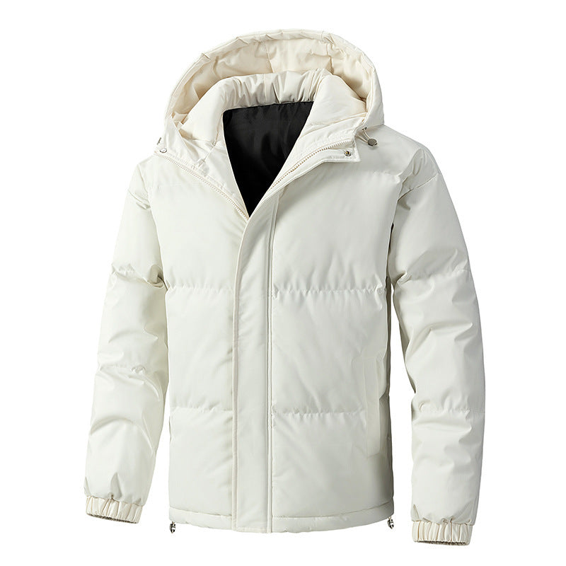 Loose Hooded Cotton-padded Jacket Thickened Coat 