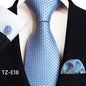 Paisley Tie Square Scarf Pocket Square Cufflinks Three-piece