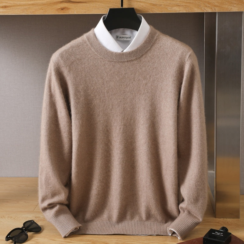 Thermal Head Cover Knit A Sweater Autumn And Winter Round