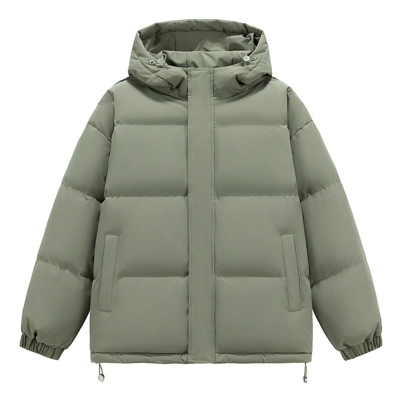 Down Cotton-padded Jacket Men's Hooded Bread Coat