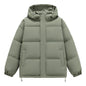 Down Cotton-padded Jacket Men's Hooded Bread Coat