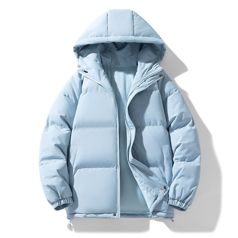 Down Cotton-padded Jacket Men's Hooded Bread Coat