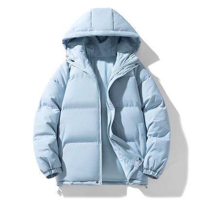 Down Cotton-padded Jacket Men's Hooded Bread Coat
