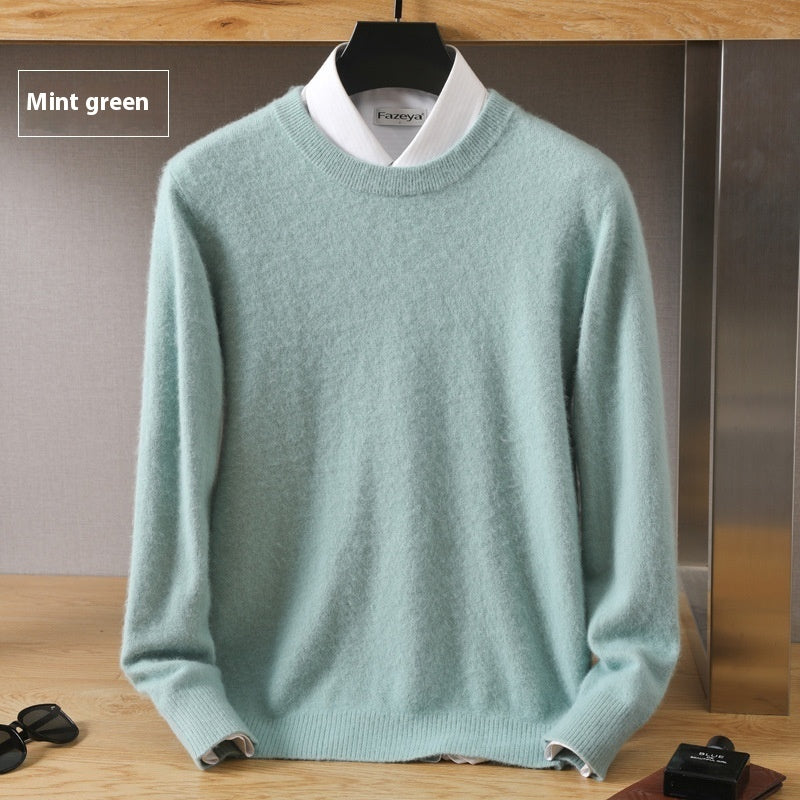 Thermal Head Cover Knit A Sweater Autumn And Winter Round