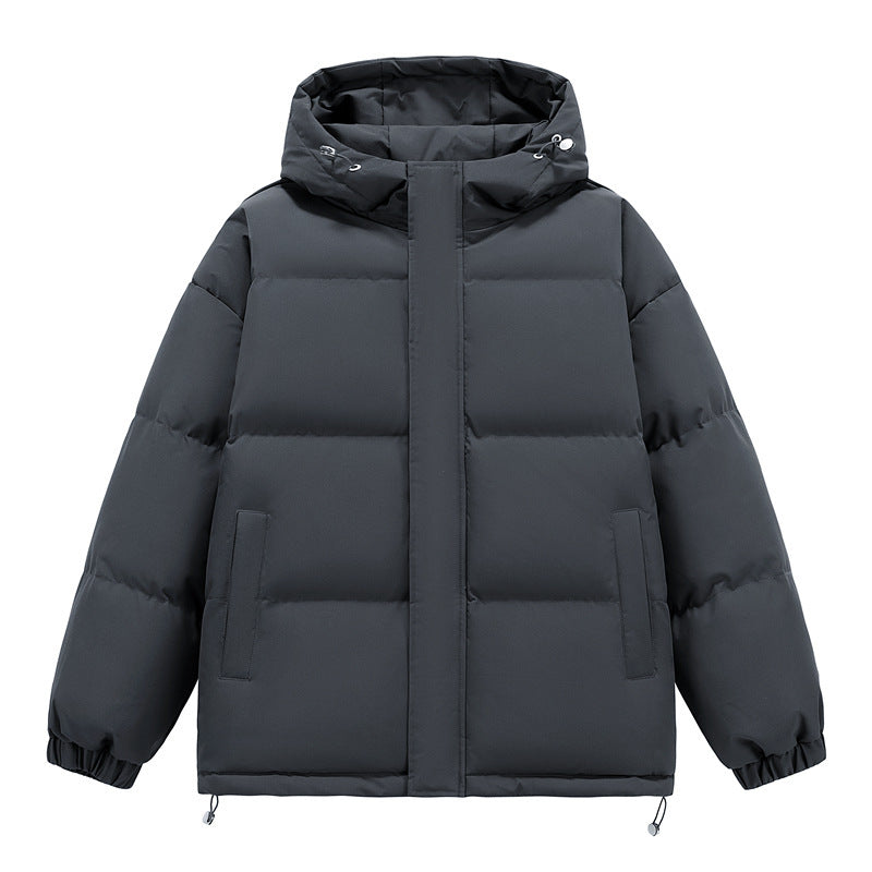 Down Cotton-padded Jacket Men's Hooded Bread Coat