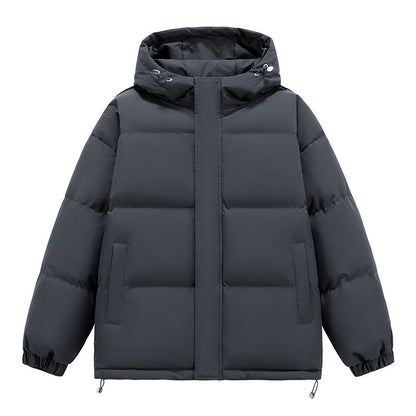 Down Cotton-padded Jacket Men's Hooded Bread Coat