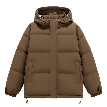 Down Cotton-padded Jacket Men's Hooded Bread Coat