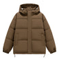 Down Cotton-padded Jacket Men's Hooded Bread Coat