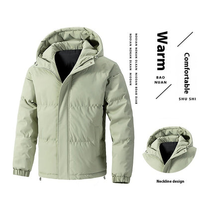 Loose Hooded Cotton-padded Jacket Thickened Coat 