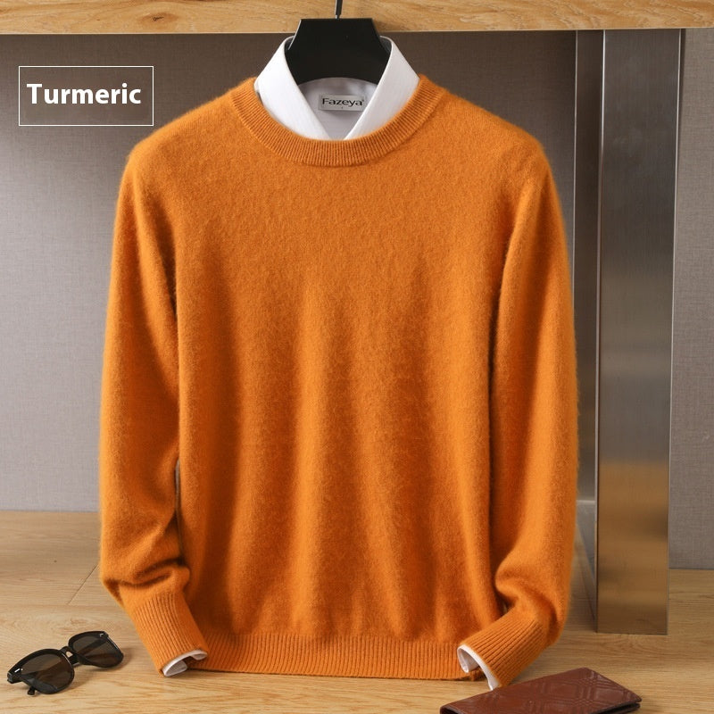 Thermal Head Cover Knit A Sweater Autumn And Winter Round