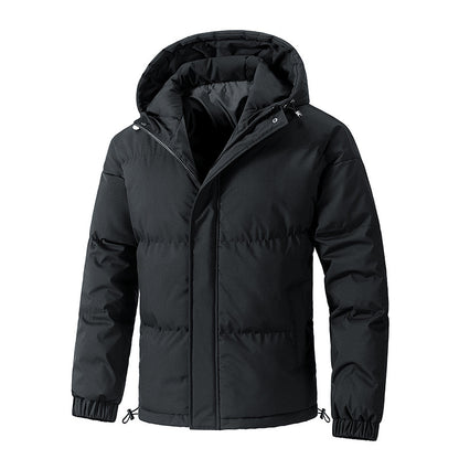 Loose Hooded Cotton-padded Jacket Thickened Coat 